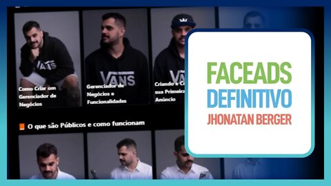 MOSTRANDO O CONTEÚDO DO MEU CURSO DE FACEADS | Cortes do Berger