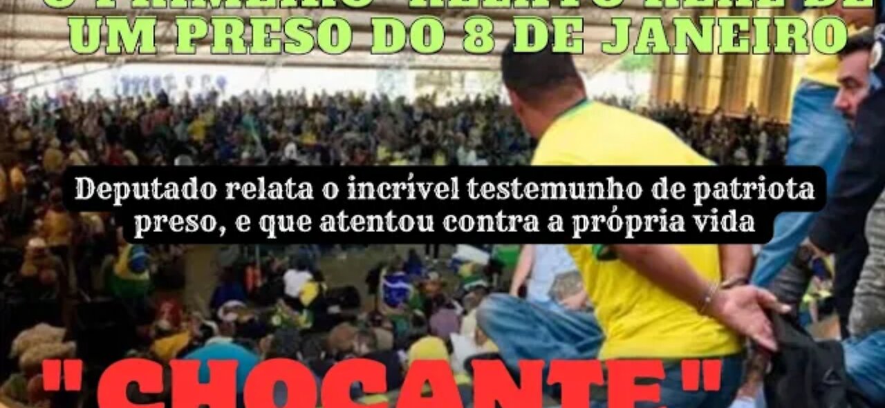 O Relato contado do PRESO que tentou contra a própria vida pela liberdade dos outros PATRIOTAS