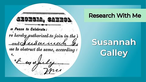 Research with me: Susannah Galley