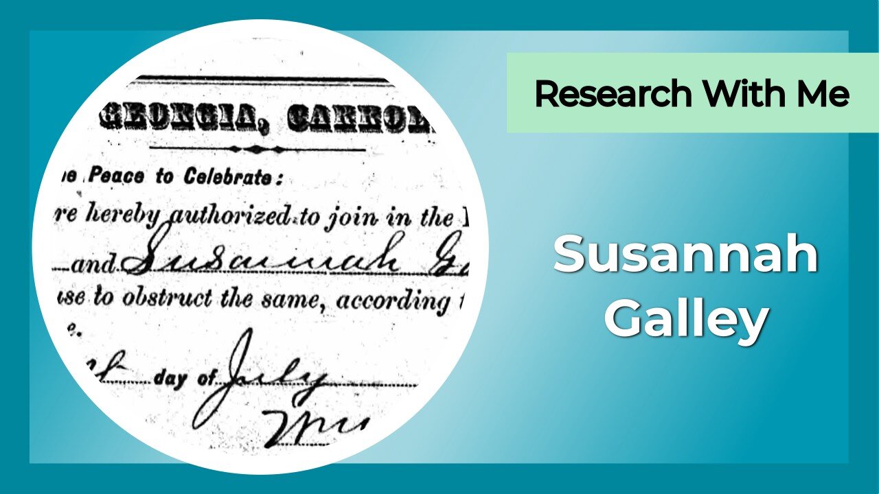 Research with me: Susannah Galley