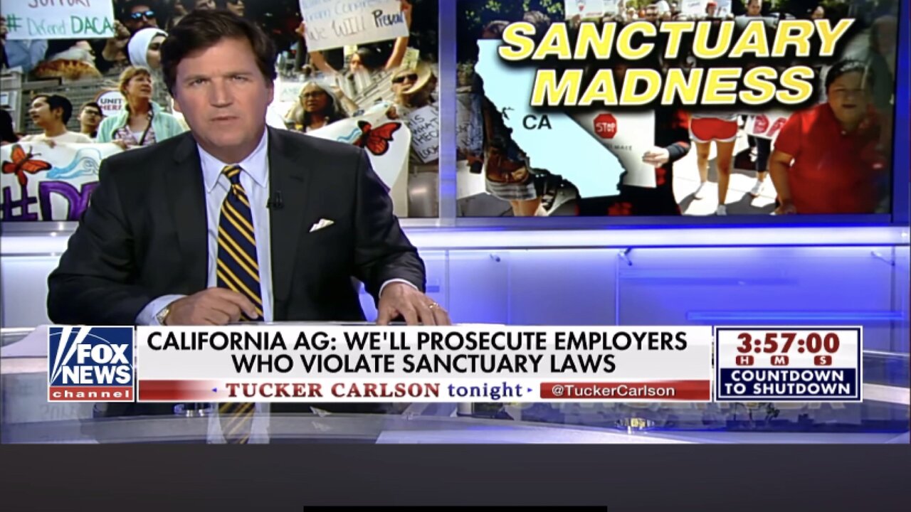 Throwback Thursday: Jan 19, 2018 | Tucker on California Sanctuary