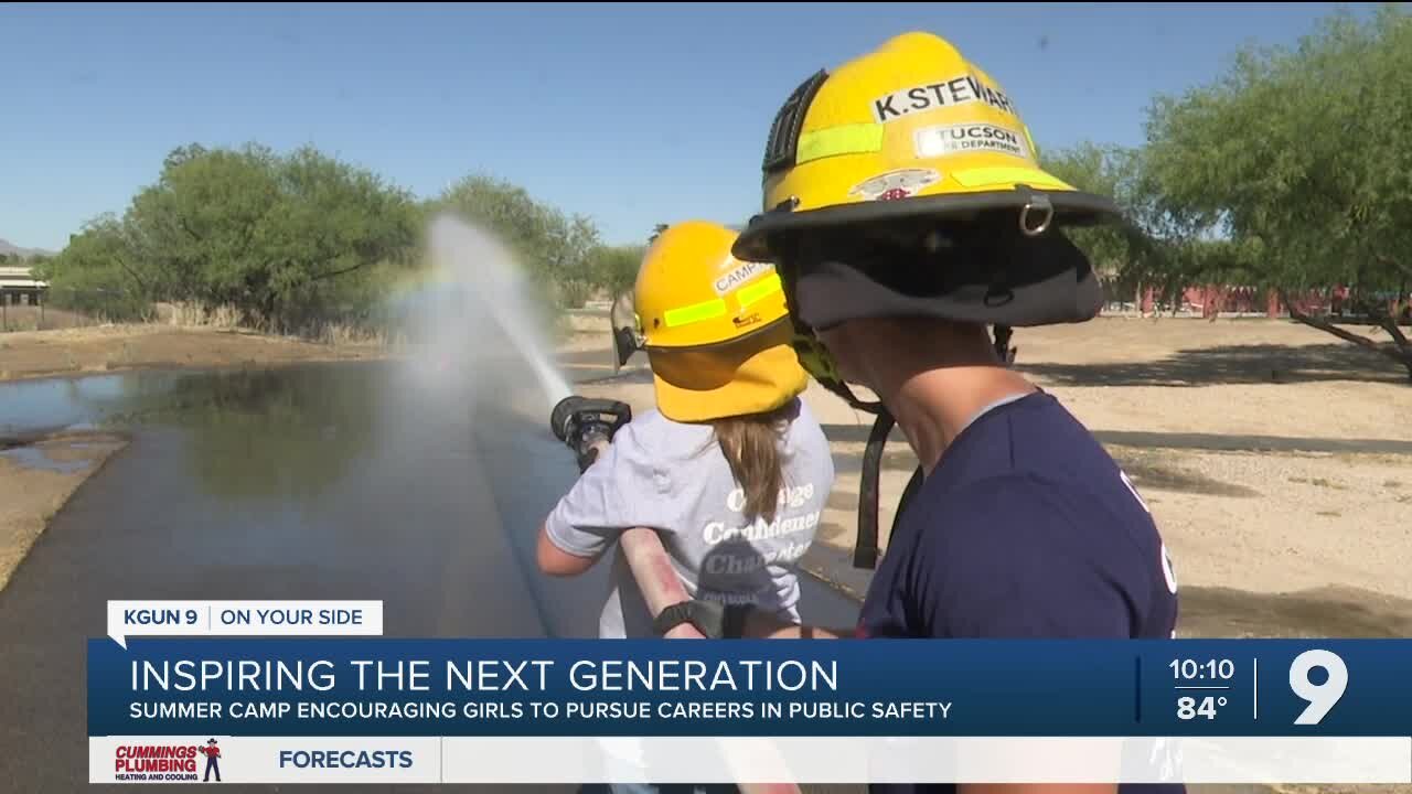 Summer camp inspiring girls to pursue careers in public safety