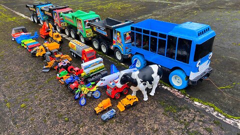 Tronton Tayo Trucks Full Length Cars, Trains, Excavators, Helicopters, Bulldozers