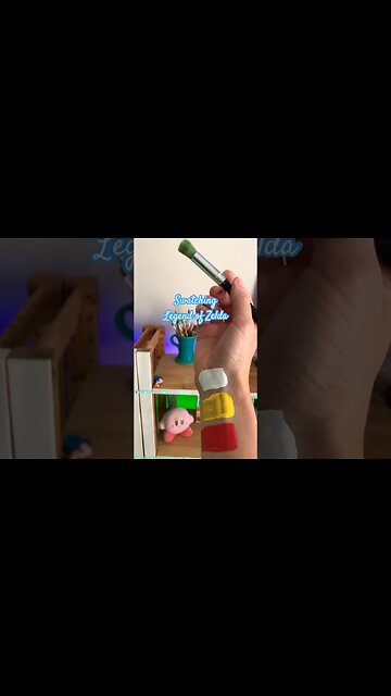 Swatches Make 🗡️ ☁️ #legendofzelda #dejavu #swatches #painting #artwork #art