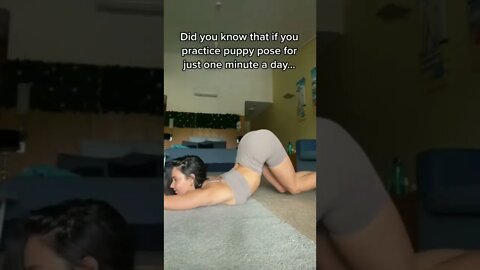 If you practice this yoga pose for just one minute a day... #shorts
