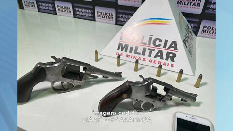 Padre Paraíso: armas de fogo, munições, celulares e veículo são apreendidos pela Polícia Milit
