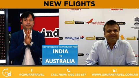 India to Australia flights in 2021 | Gaura Travel | FriendsWorldTV | IndusAge