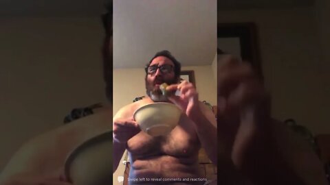 Eating a pickle