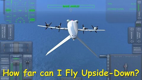 How Far Can I Fly Upside Down | Turboprop Flight Simulator