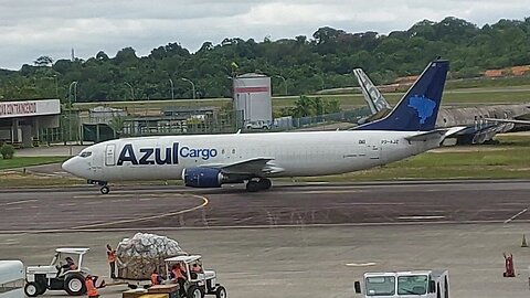Boeing 737-300F PR-AJZ pousa em Manaus vindo de Campinas