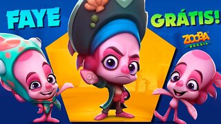 CONSIGA A FAYE GRÁTIS JUNTO COM A SKIN CAPITÃ ZOOBA: Jogo de Batalha Animal