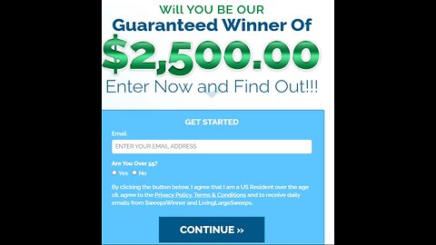Enter for $2,500.00 Cash!
