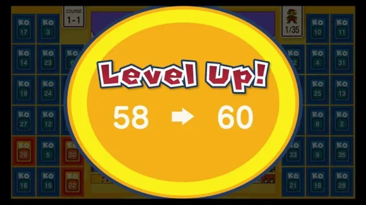 Super Mario Bros. 35 (Switch) - Day 5 Battles: Public Enemy #1 (Reaching Level 60)