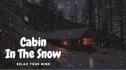 Log Cabin In The Snow! (Rest, sleep or Study)