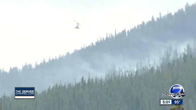 Peak 2 Fire was human-caused; investigators announce search for two people seen near fire's origin