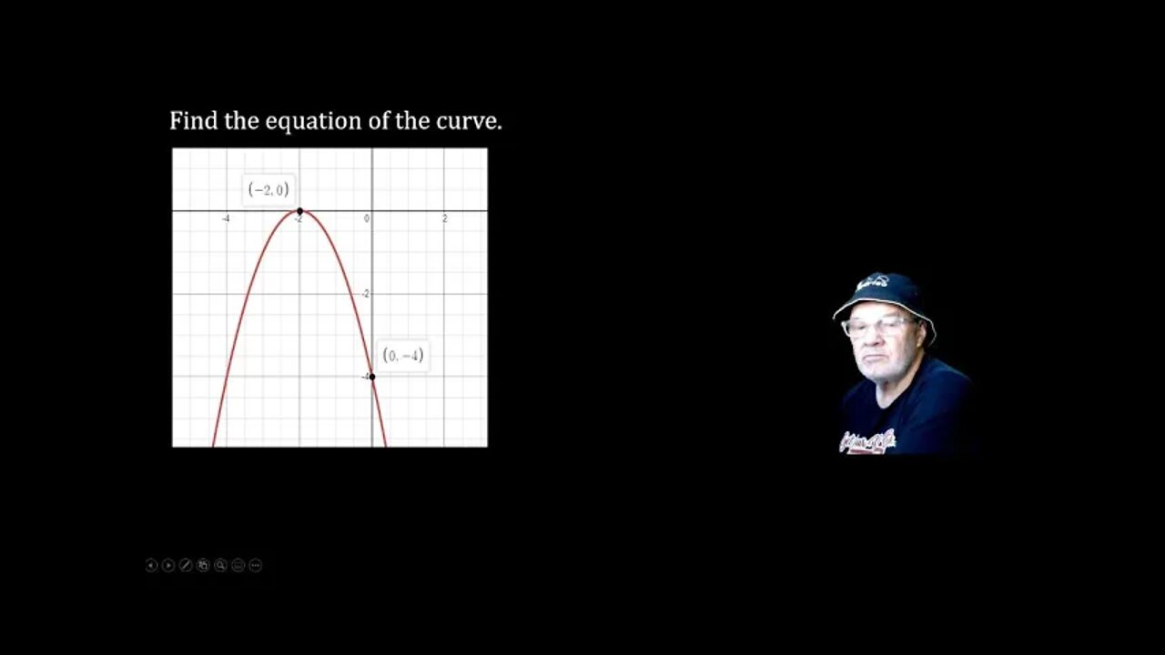 maurieo FINDS THE EQUATION OF A CURVE #2