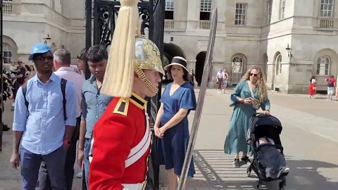 Householdcavalry the red check up on Guards #horseguardsparade