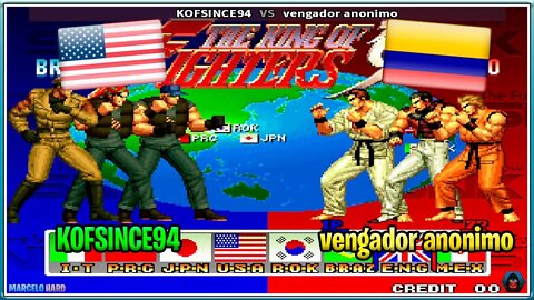 The King of Fighters '94 (KOFSINCE94 Vs. vengador anonimo) [U.S.A Vs. Colombia]