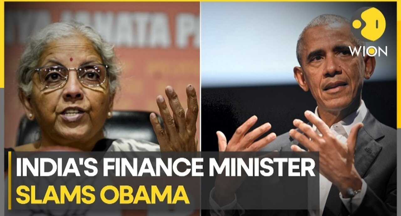 Indian FM Niramala sitharaman hits back at Barack obama