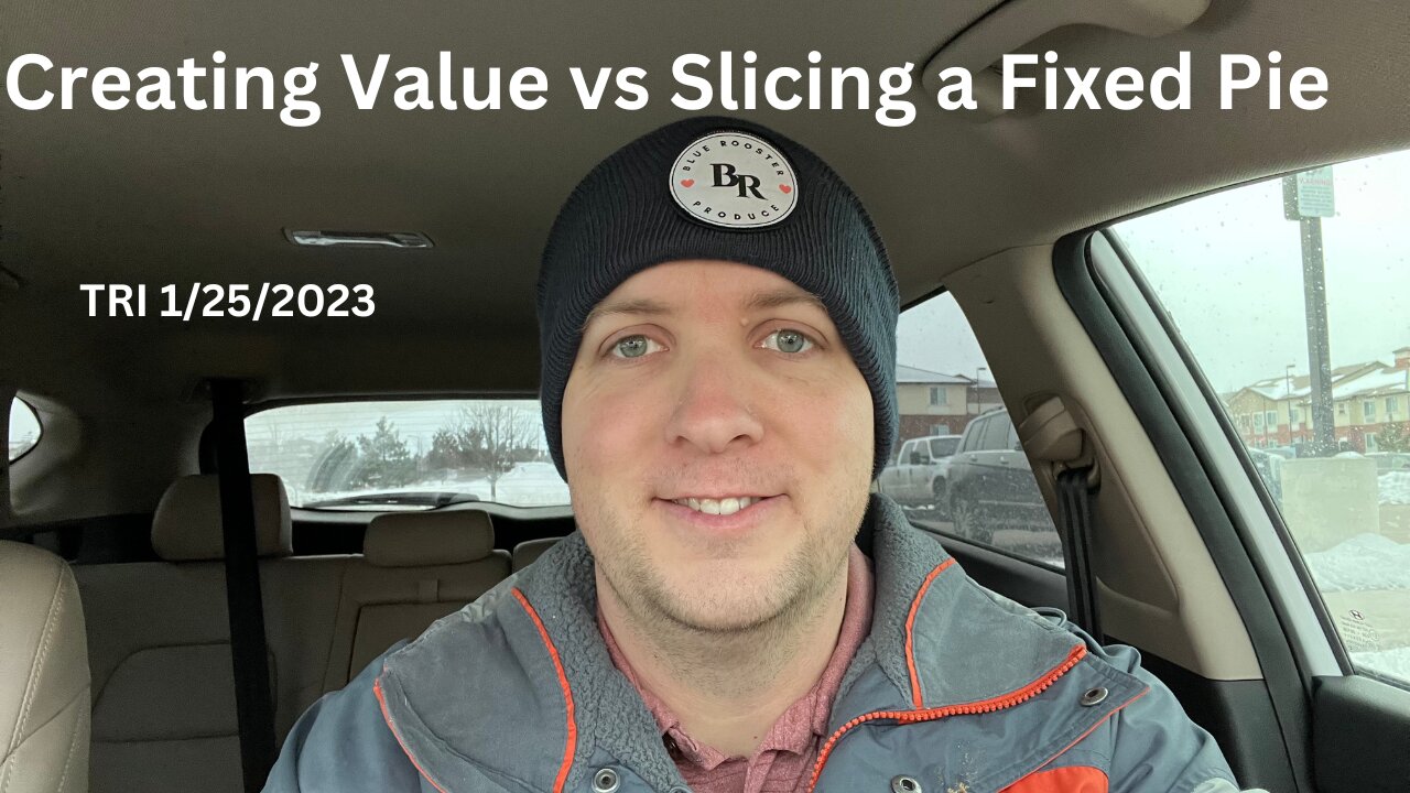 TRI 1/25/2023 - Fundamental Mindset - Creating Value vs Slicing a Fixed Pie