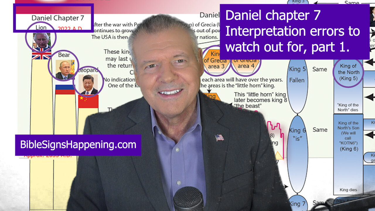 Bible Signs Happening - Daniel chapter 7 interpretation errors to watch out for - Part 1