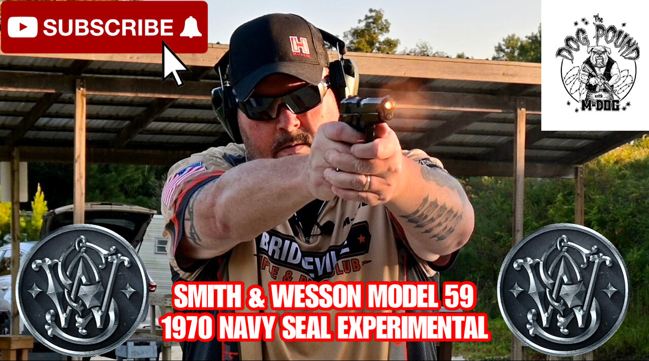 SMITH & WESSON MODEL 59 9MM REVIEW! 1970 NAVY SEALS EXPERIMENTAL SIDEARM!