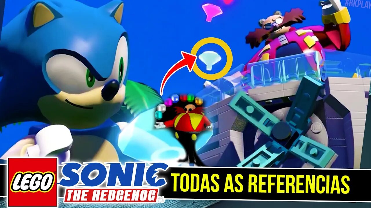 Todas as 50 Referencias no Lego Sonic | Rk Play