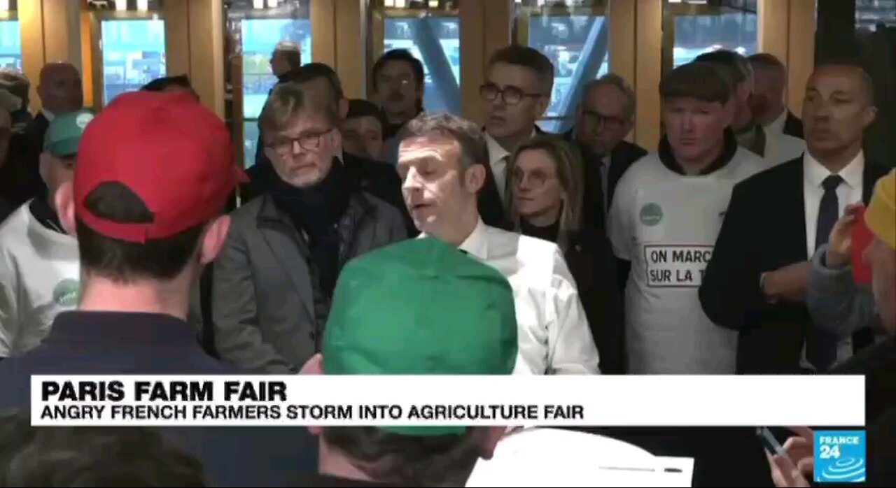 Macron tries to calm angry farmers (From JGM's Prophecy Fulfilled)