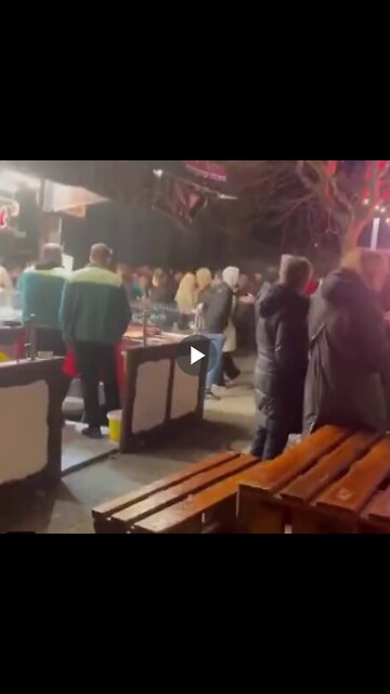 Syrian Islamists march in Christmas markets in Stuttgart to show the Germans...