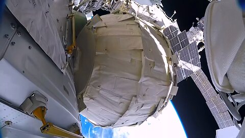 Astronauts lose a shield in the space