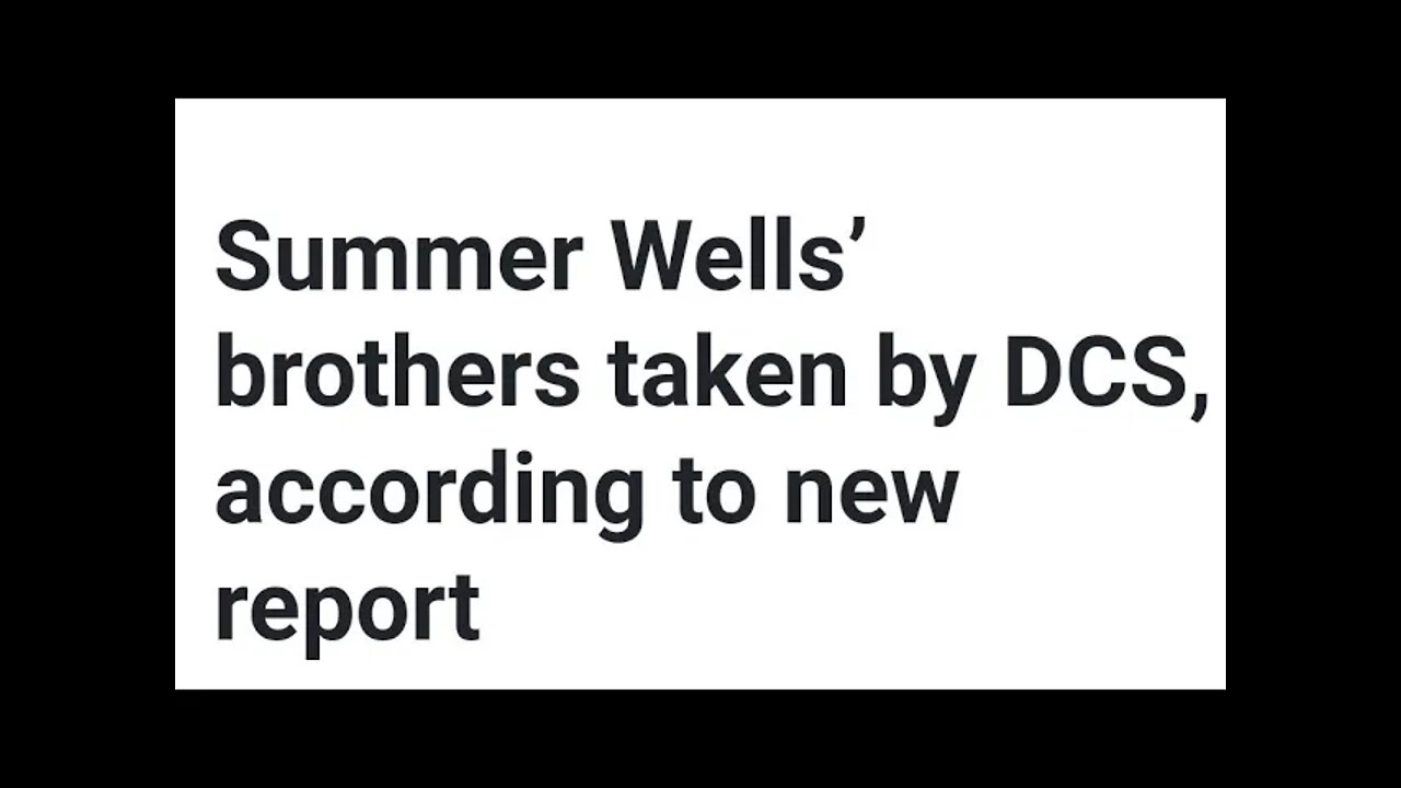 Summer Wells Brothers | Someone Has To Be The Bigger Man