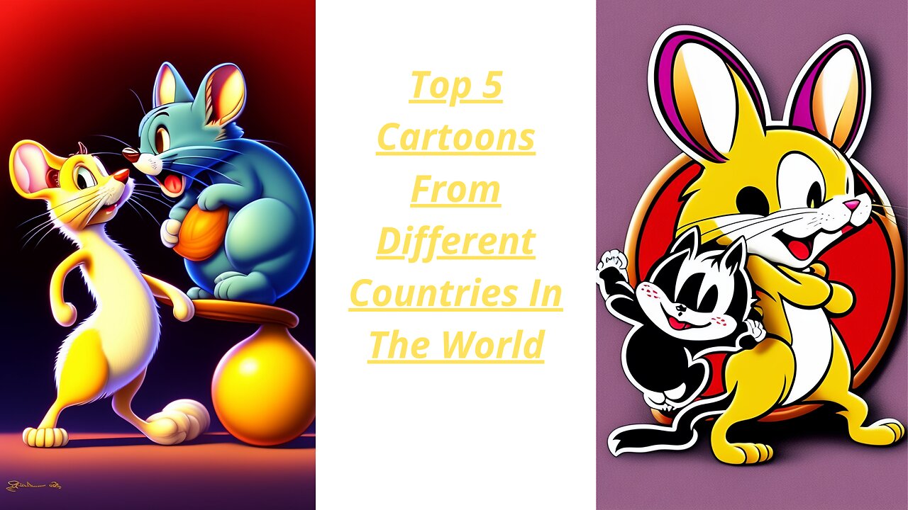 Top 5 Cartoons From Different Countries In The World #shorts