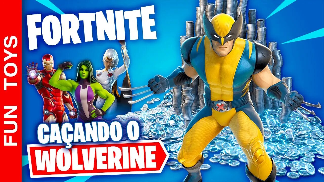 CAÇANDO O WOLVERINE com a Mulher Hulk, Homem de Ferro e Tempestade para liberar a SKIN e GARRA dele!