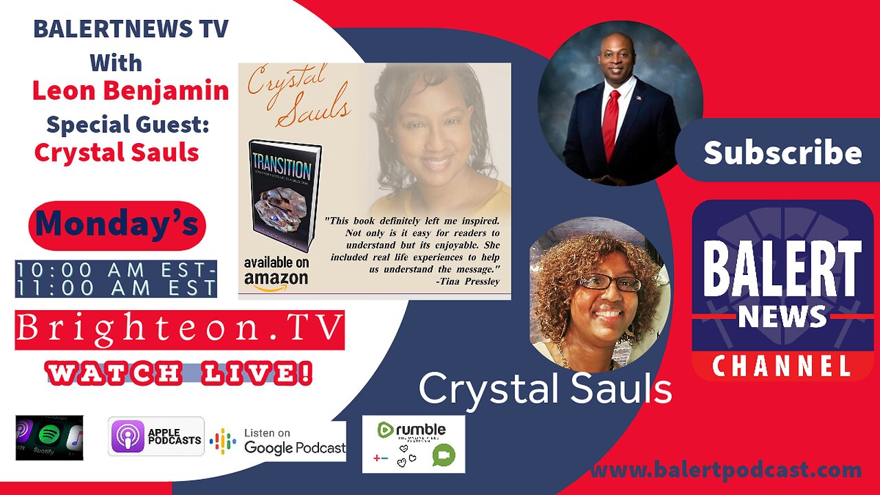 Balertnews Podcast - Special Guest - Crystal Sauls - Leon Benjamin (Host)