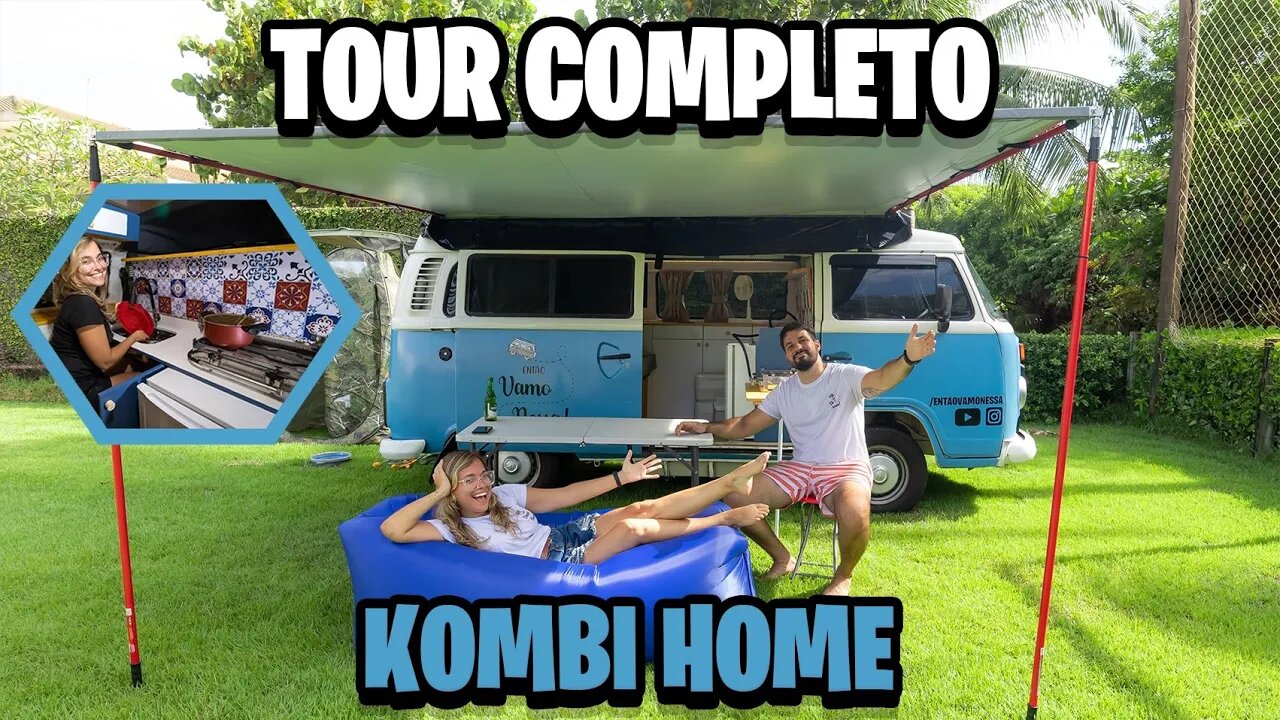 TOUR COMPLETO na KOMBIHOME TOTALMENTE ARTESANAL | Projeto DIFERENTE