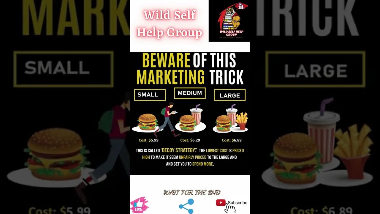 🔥Beware of this marketing trick- Decoy Strategy🔥#shorts🔥#wildselfhelpgroup🔥11 April 2022🔥