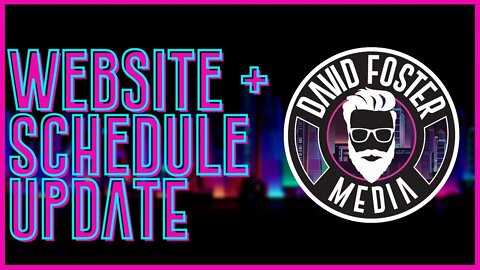 WEBSITE IS LIVE + STREAM SCHEDULE UPDATE