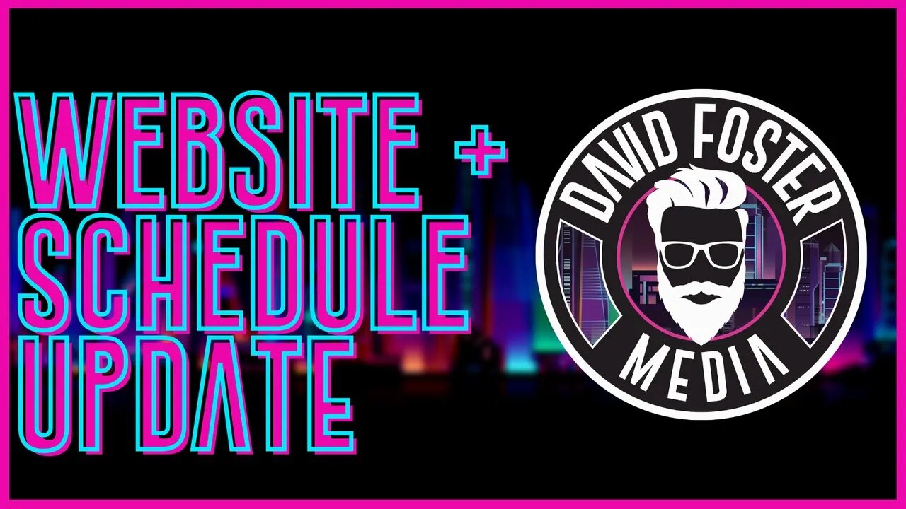 WEBSITE IS LIVE + STREAM SCHEDULE UPDATE