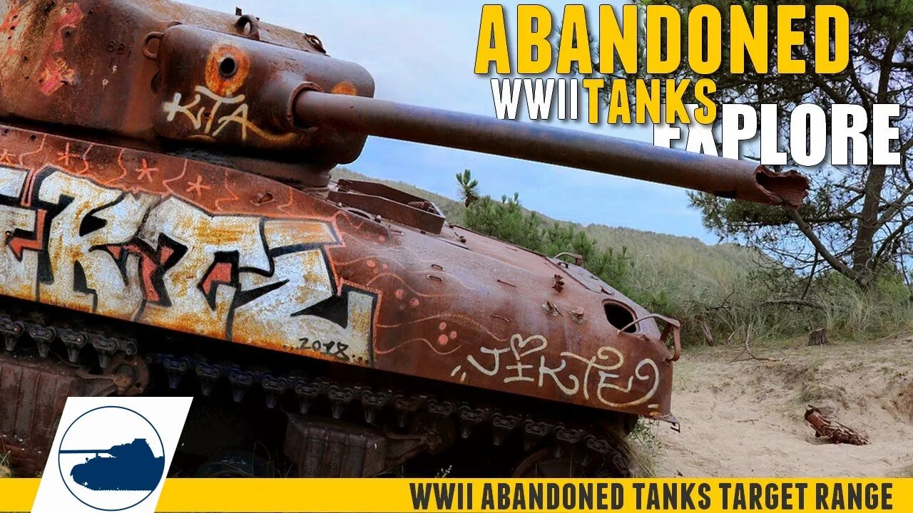 WW2 Abandoned Tanks Huge Target Range Explore Normandy.