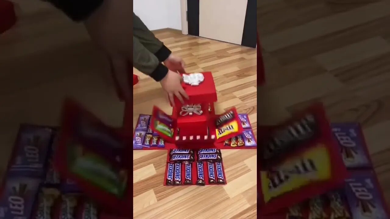 SUPER PRESENTE DE CHOCOLATE !!! #shorts