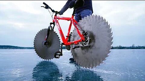 Epic Cycling on Ice