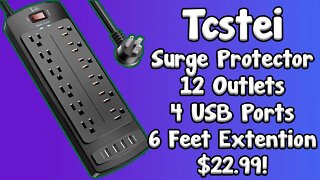 TcSki Power Strip Surge Protector Unboxing & Review Compared To Other Surge Protectors