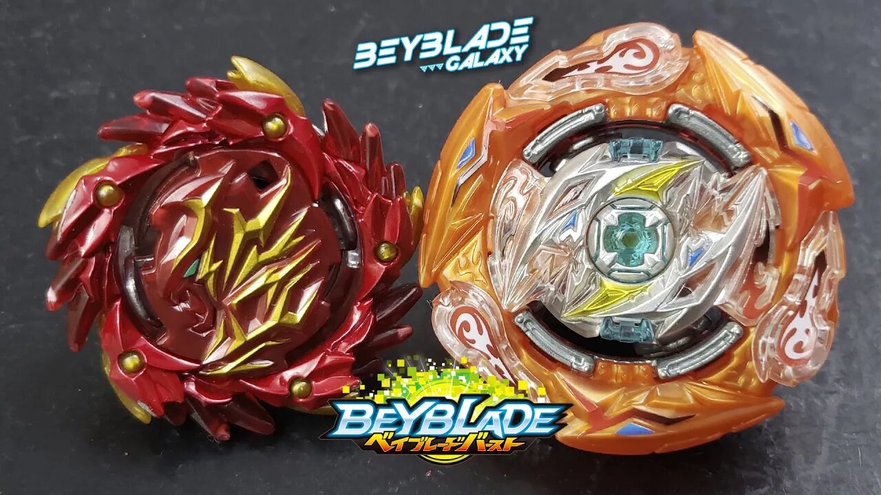 SHINING αMATERIOS .0.Ds' vs GLIDE RAGNARUK .Wh.R 1S - Beyblade Burst ベイブレードバースト