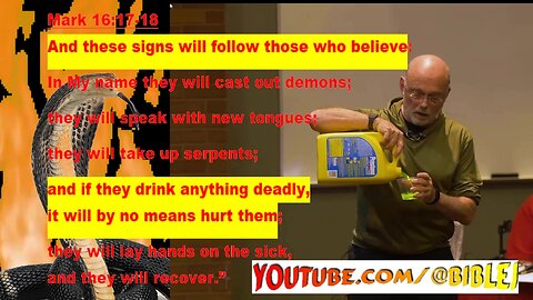 AND IF THEY DRINK ANYTHING DEADLY, IT WILL BY NO MEANS HURT THEM