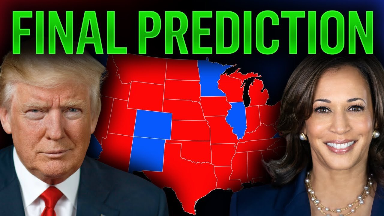 My *FINAL* 2024 Election Map Prediction!! - 11/04/24