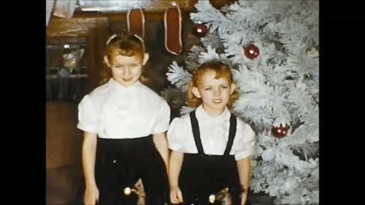 1957 - Christmas - 8mm Historic American Family Home Movies