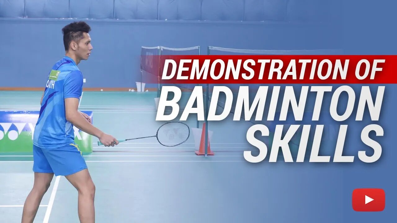 Badminton Demonstration of Skills (Drive, Clear, Drop, Lift, Net, Smash, etc.) - Abhishek Ahlawat