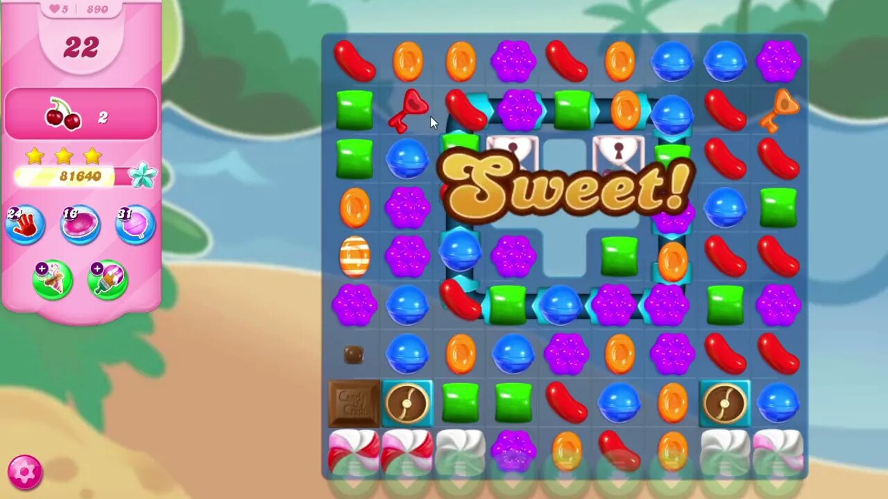 Candy Crush Saga Level 890