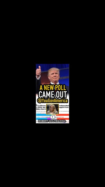 A new poll from @YouGovAmerica doesn't look good for Liz Cheney #shorts