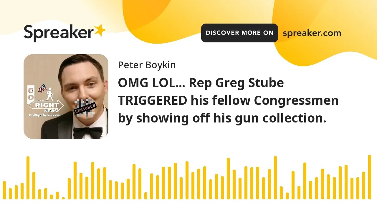 OMG LOL... Rep Greg Stube TRIGGERED his fellow Congressmen by showing off his gun collection.